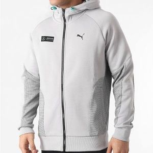 PUMA+Mercedes AMG Formula One Team Hooded LS Sweatshirt MAPF1 Jacket Official